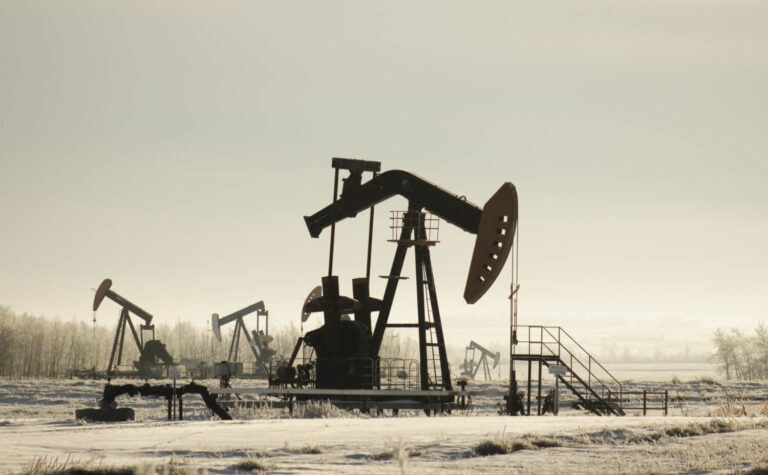 Who We Serve 8 Pumpjacks operating in a West Texas oil field