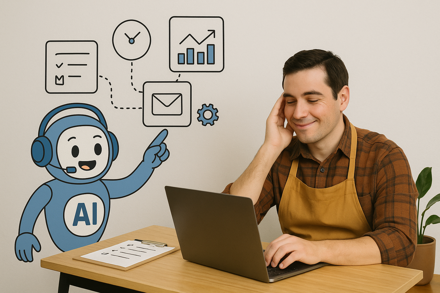 AI agent helping out small business owners.
