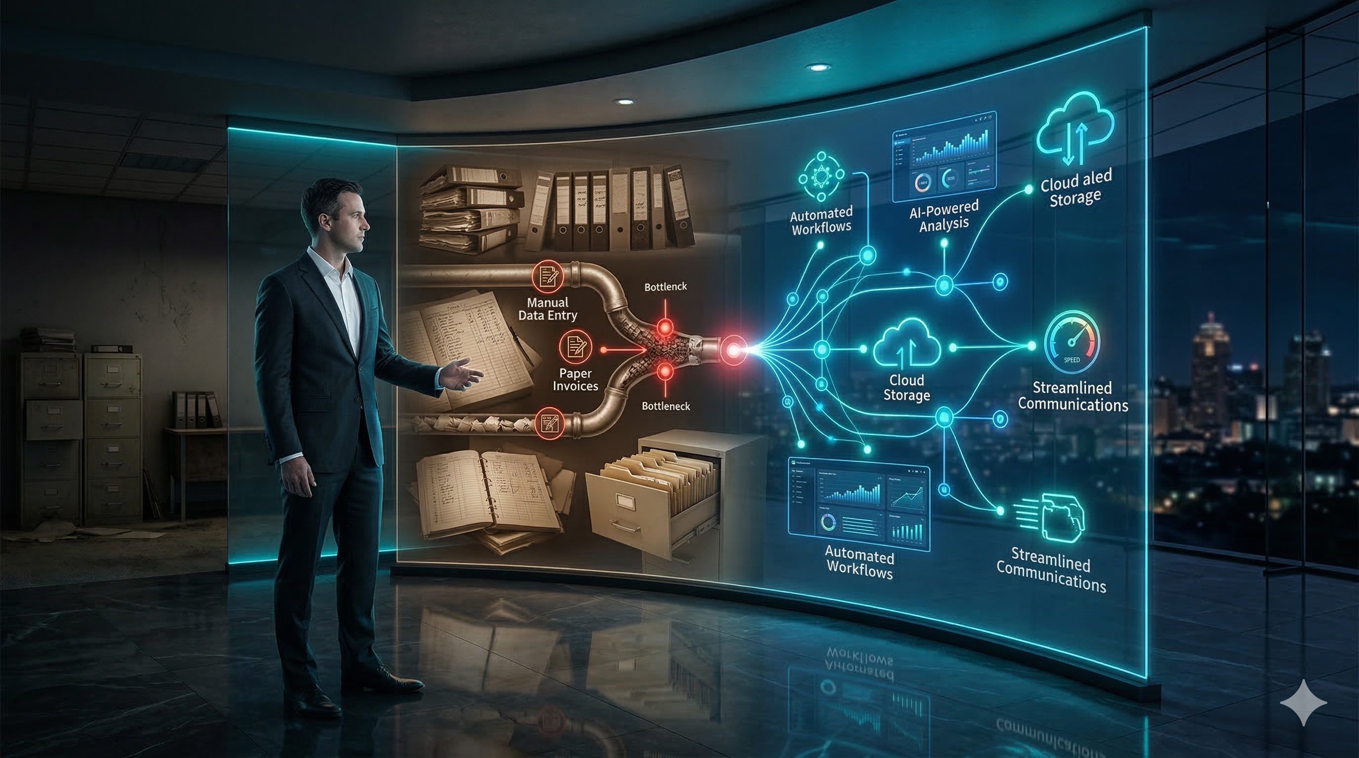 AI and Automation Services 12 Don't let manual processes hold you back