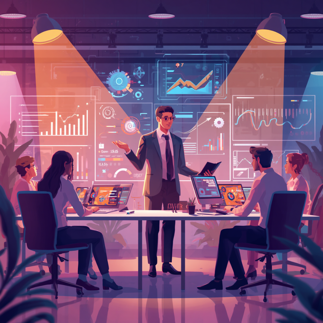 Homepage 20 Business Leader Reviewing AI Strategy.
